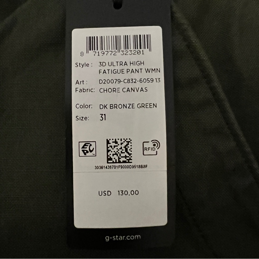 G-Star High Waist Cargo Pants - Picture 5 of 15